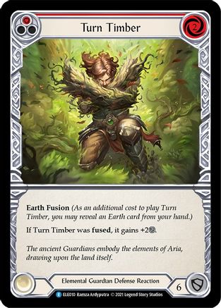 Turn Timber (Red) [U-ELE010] (Tales of Aria Unlimited)  Unlimited Rainbow Foil