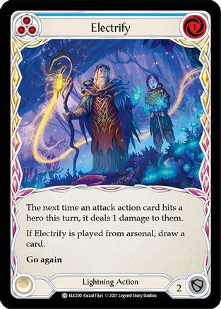 Electrify (Blue) [ELE200] (Tales of Aria)  1st Edition Rainbow Foil