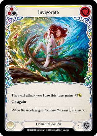 Invigorate (Yellow) [U-ELE104] (Tales of Aria Unlimited)  Unlimited Normal