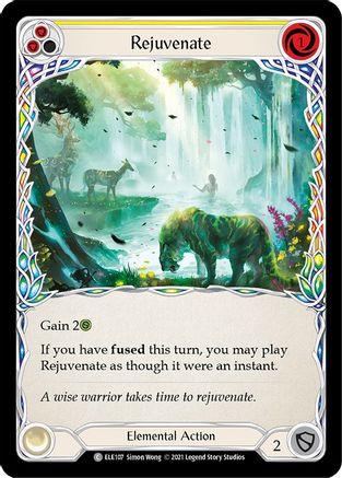 Rejuvenate (Yellow) [U-ELE107] (Tales of Aria Unlimited)  Unlimited Normal