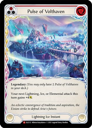 Pulse of Volthaven [ELE112] (Tales of Aria)  1st Edition Cold Foil