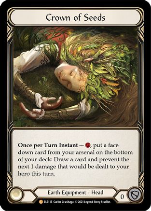 Crown of Seeds [ELE115] (Tales of Aria)  1st Edition Cold Foil