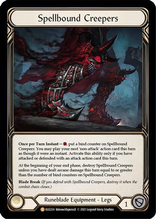 Spellbound Creepers [U-ELE224] (Tales of Aria Unlimited)  Unlimited Rainbow Foil