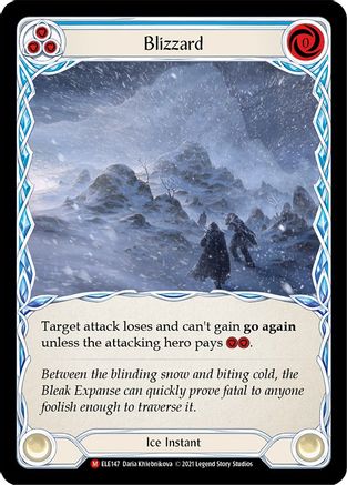 Blizzard [ELE147] (Tales of Aria)  1st Edition Normal