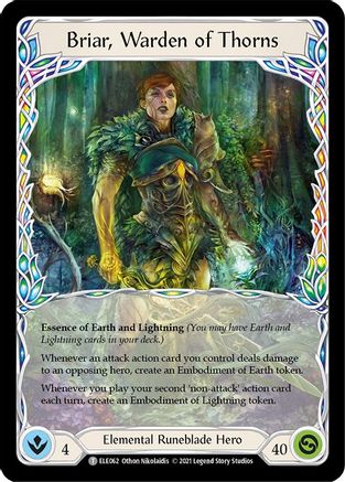 Briar, Warden of Thorns // Briar (ELE062) - Tales of Aria 1st Edition