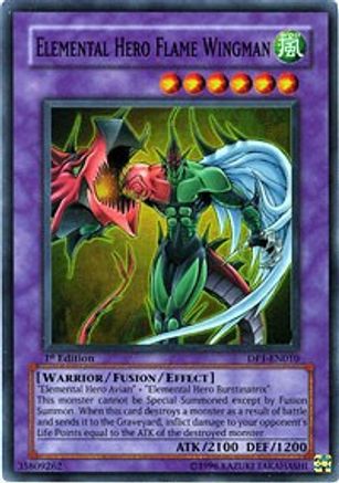 Elemental Hero Flame Wingman [DP1-EN010] Super Rare