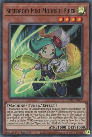 Speedroid Fuki-Modoshi Piper [LED8-EN002] Super Rare