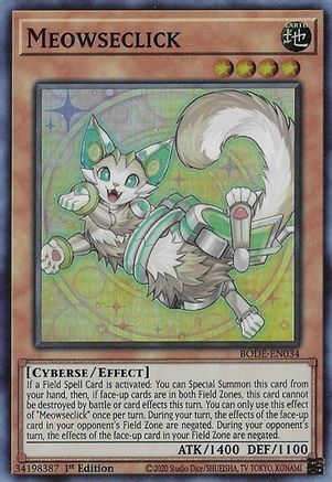 Meowseclick [BODE-EN034] Super Rare