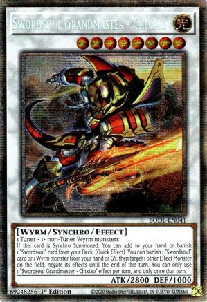 Swordsoul Grandmaster - Chixiao [BODE-EN041] Starlight Rare