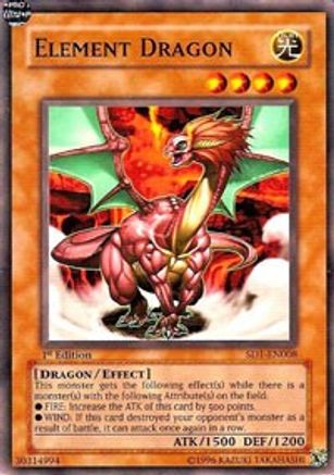 Element Dragon [SD1-EN008] Common