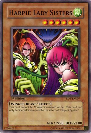 Harpie Lady Sisters [SD8-EN007] Common