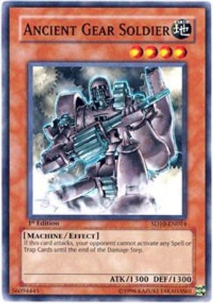 Ancient Gear Soldier [SD10-EN014] Common