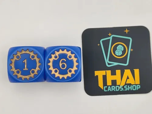 Flesh and Blood Dice Set - Blue - Steam Counter - 25mm