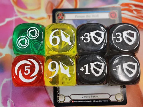 Flesh and Blood Dice Set - Clear