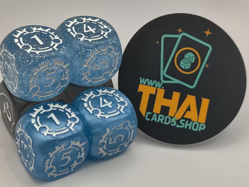 Flesh and Blood Dice Set - Frostbite Counter Marble 20mm