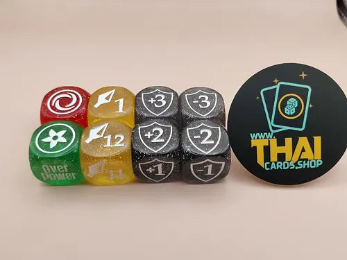 Flesh and Blood Dice Set - Glitter - 20mm