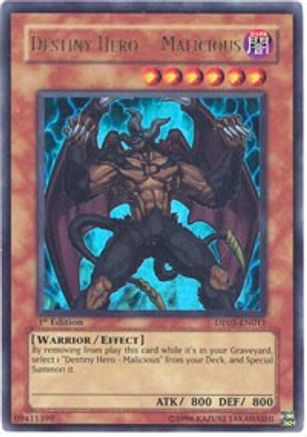 Destiny Hero - Malicious [DP05-EN011] Ultra Rare