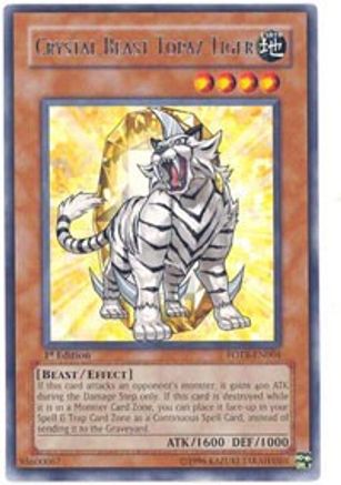 Crystal Beast Topaz Tiger [FOTB-EN004] Rare