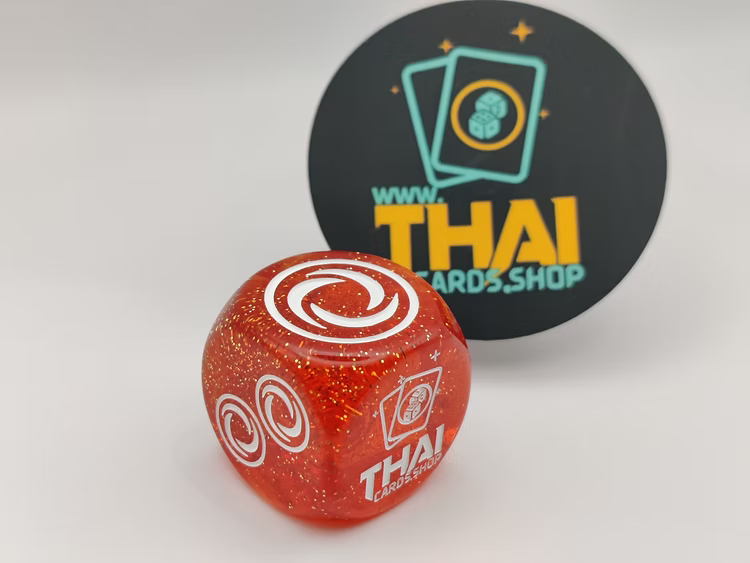 Flesh and Blood Dice - Single 25mm Glitter Resource Die