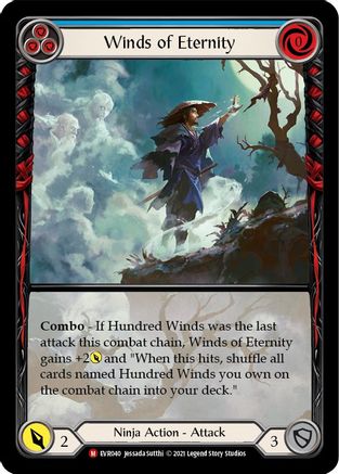 Winds of Eternity [EVR040] (Everfest)  1st Edition Extended Art Rainbow Foil