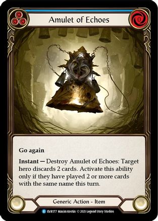 Amulet of Echoes [EVR177] (Everfest)  1st Edition Normal