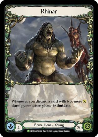 Rhinar [HER054] (Promo)  Cold Foil