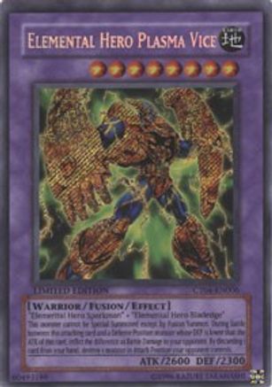 Elemental Hero Plasma Vice [CT04-EN006] Secret Rare