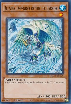 Blizzed, Defender of the Ice Barrier [HAC1-EN029] Common