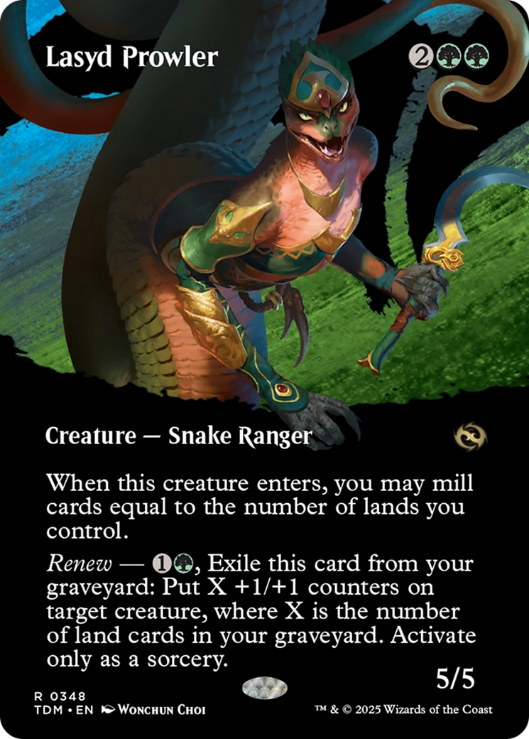 Lasyd Prowler (Borderless) (TDM-348) - Tarkir: Dragonstorm Foil