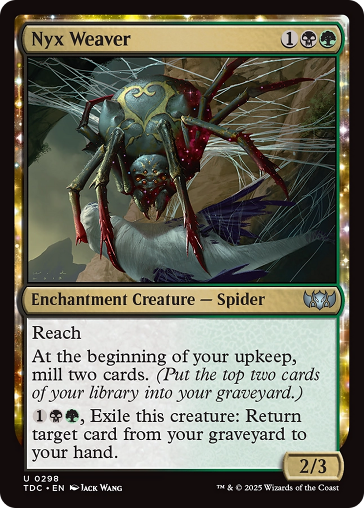 Nyx Weaver (TDC-298) - Commander: Tarkir: Dragonstorm