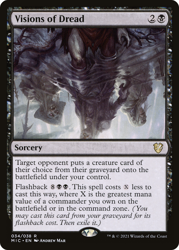 Visions of Dread [Innistrad: Midnight Hunt Commander]