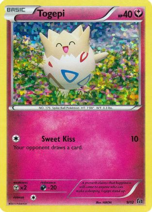 Togepi - 9/12 9/12 - McDonalds Promos 2016 Holofoil