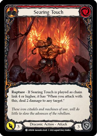 Searing Touch [UPR099] (Uprising)  Rainbow Foil