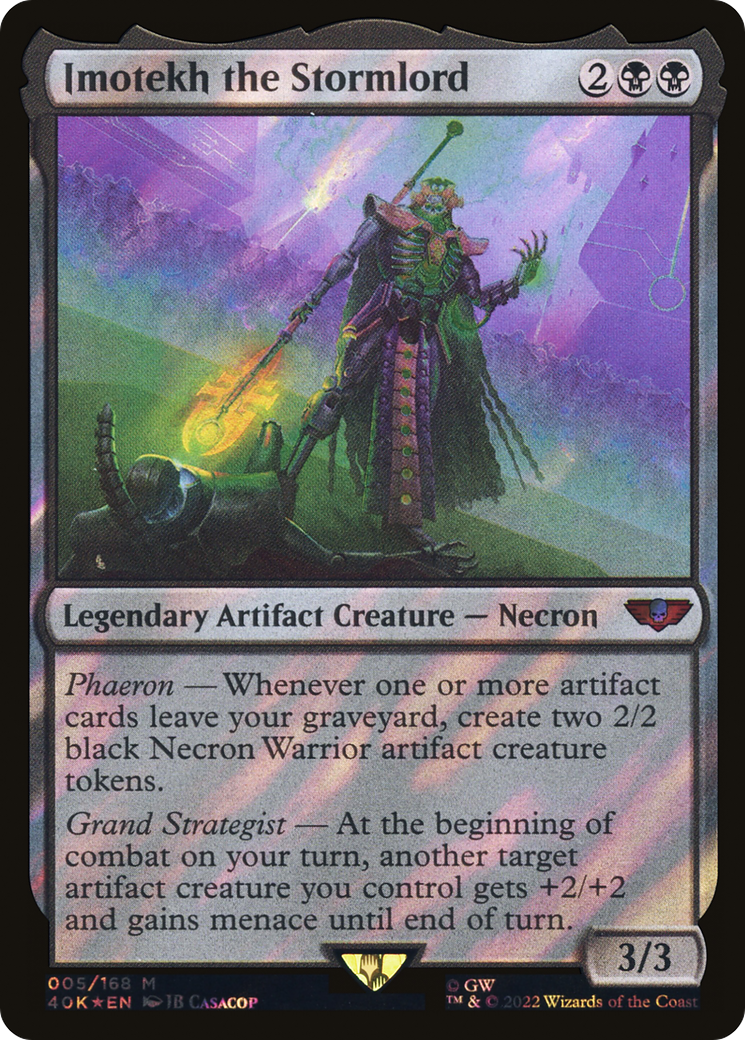 Imotekh the Stormlord (Surge Foil) [Universes Beyond: Warhammer 40,000]