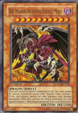 Red Dragon Archfiend/Assault Mode [CRMS-EN004] Ultra Rare