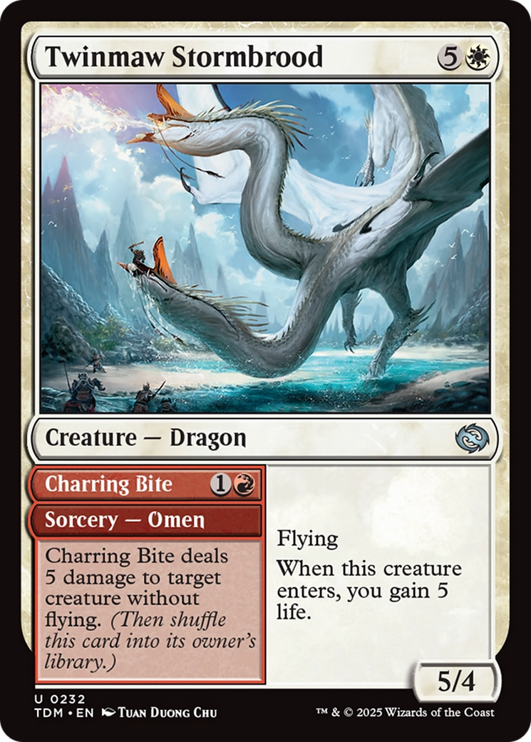 Twinmaw Stormbrood (TDM-232) - Tarkir: Dragonstorm Foil