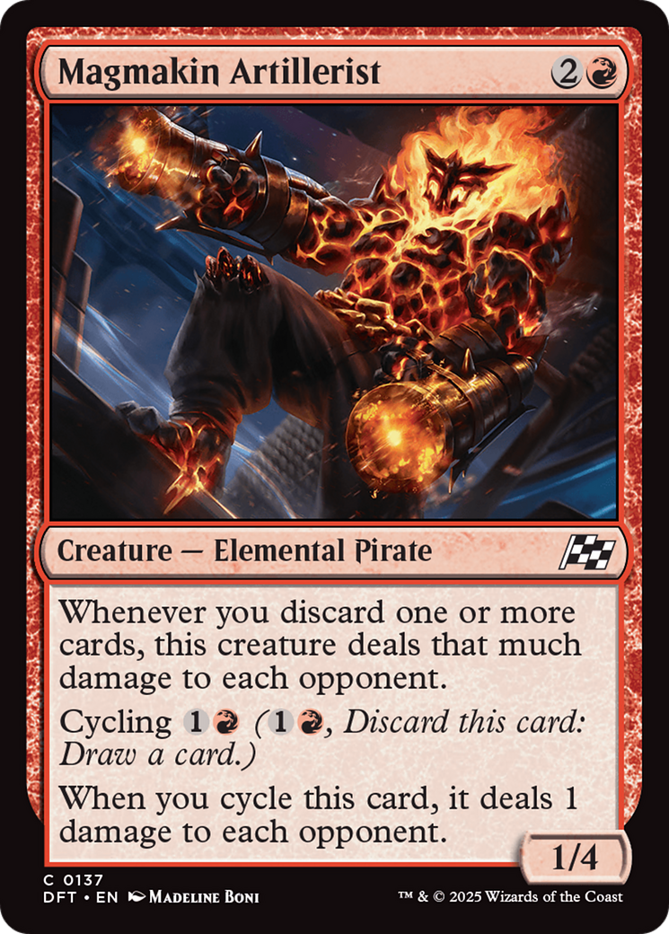 Magmakin Artillerist (DFT-137) - Aetherdrift Foil