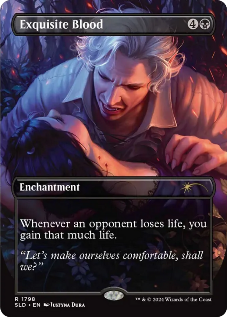 Exquisite Blood (SLD-1798) - Secret Lair Drop (Borderless) Foil