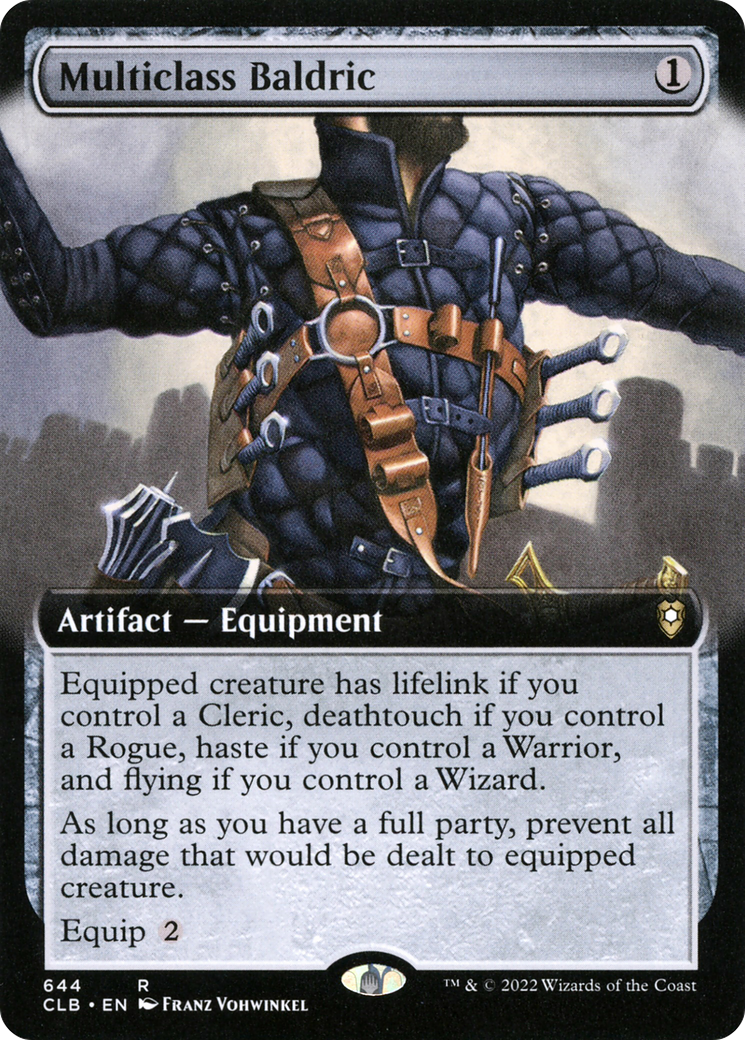 Multiclass Baldric (Extended Art) [Commander Legends: Battle for Baldur's Gate]