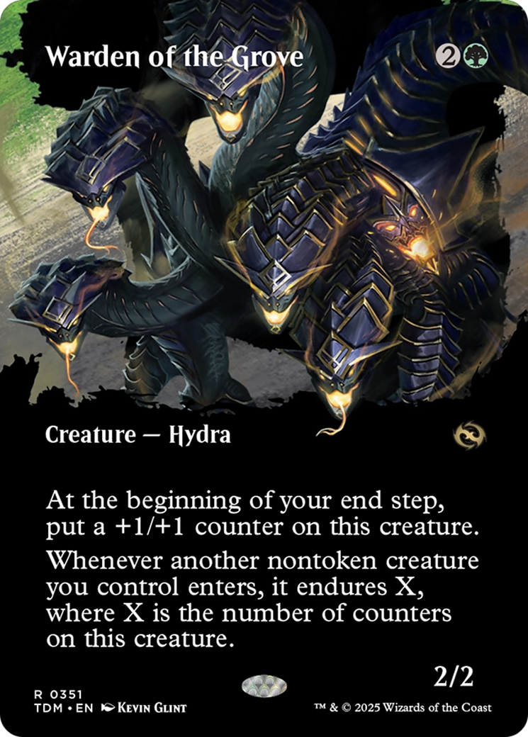 Warden of the Grove (Borderless) (TDM-351) - Tarkir: Dragonstorm