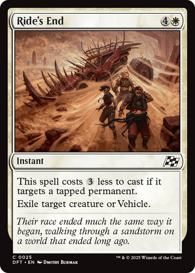Ride's End (-025) - Aetherdrift Foil