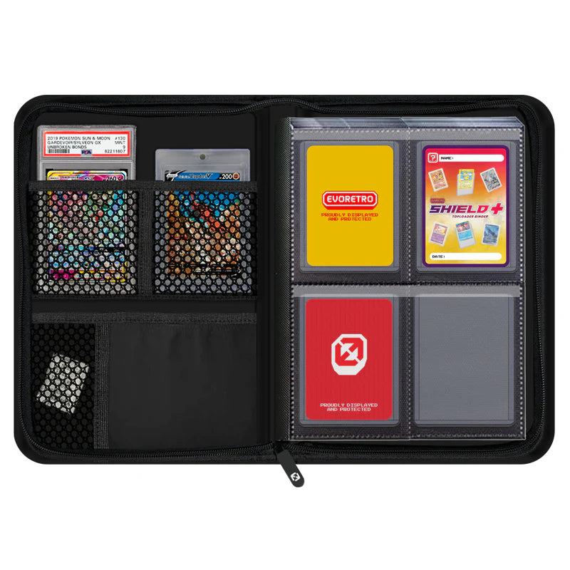 EVORETRO - COMPACT 2X2 TOP LOADER BINDER - BLACK