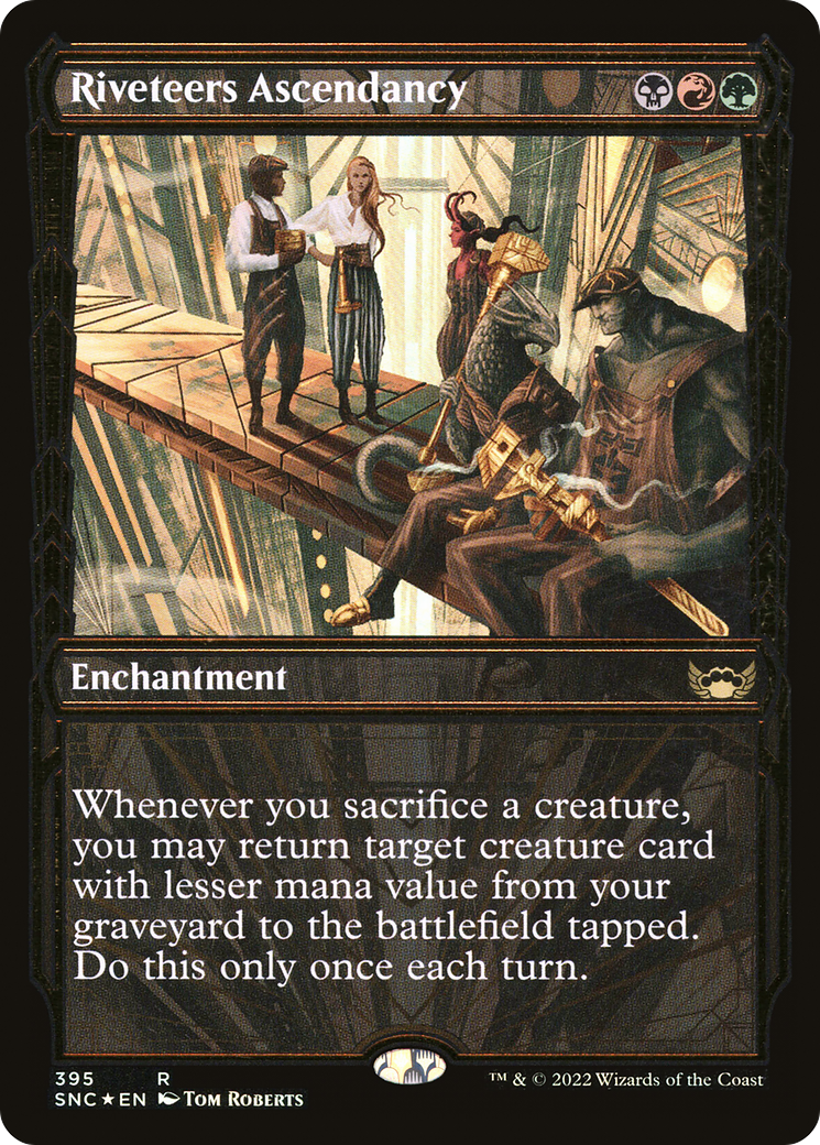 Riveteers Ascendancy (Showcase Golden Age Gilded Foil) [Streets of New Capenna]