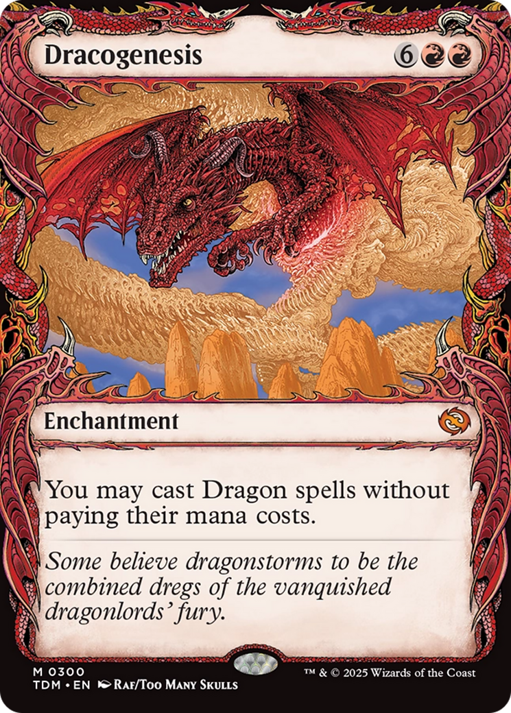 Dracogenesis (0300) (Showcase) (TDM-300) - Tarkir: Dragonstorm Foil