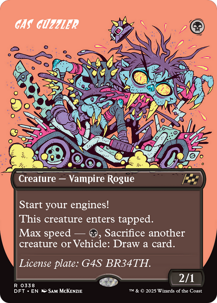 Gas Guzzler (Borderless) (-338) - Aetherdrift Foil