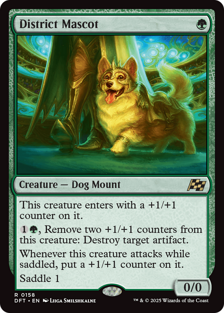 District Mascot (-158) - Aetherdrift Foil