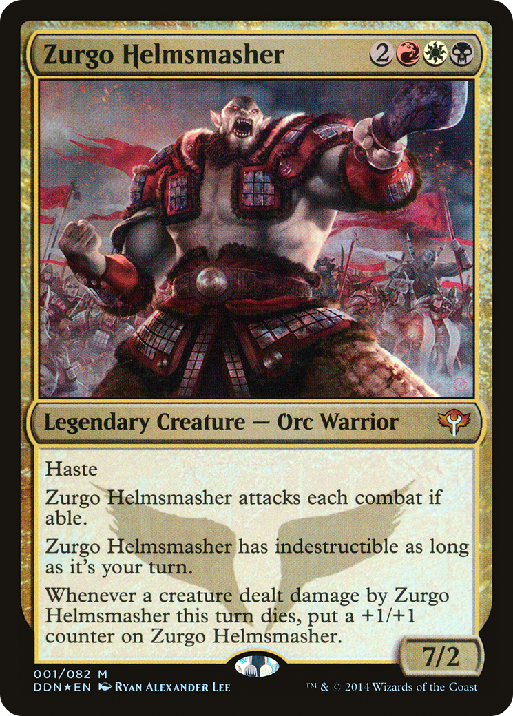 Zurgo Helmsmasher (DDN-001) - Duel Decks: Speed vs. Cunning