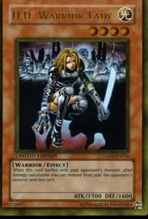 D.D. Warrior Lady [GLD1-EN015] Gold Rare