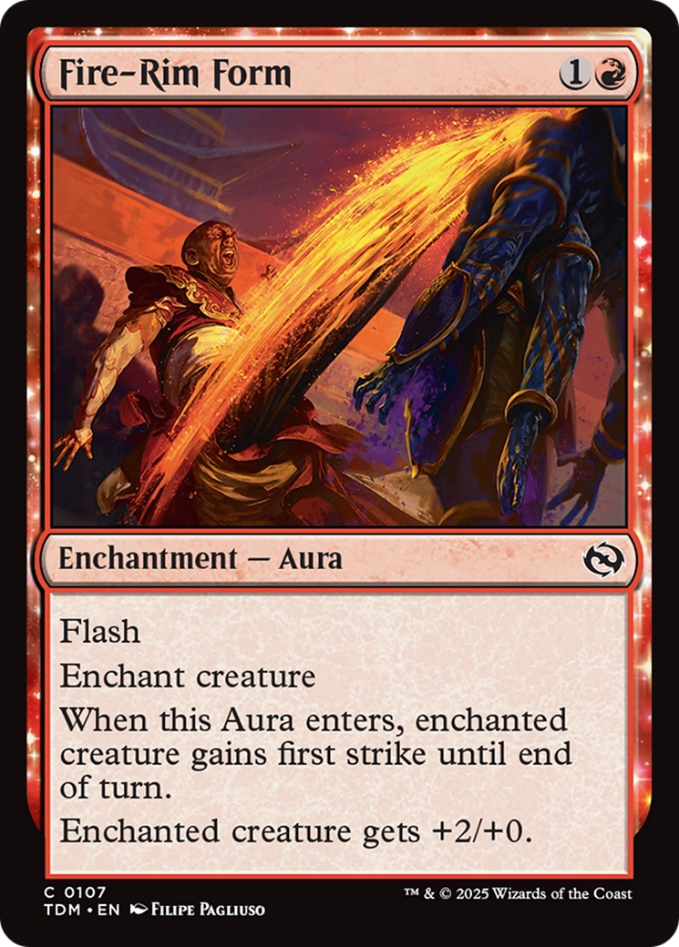Fire-Rim Form (TDM-107) - Tarkir: Dragonstorm Foil