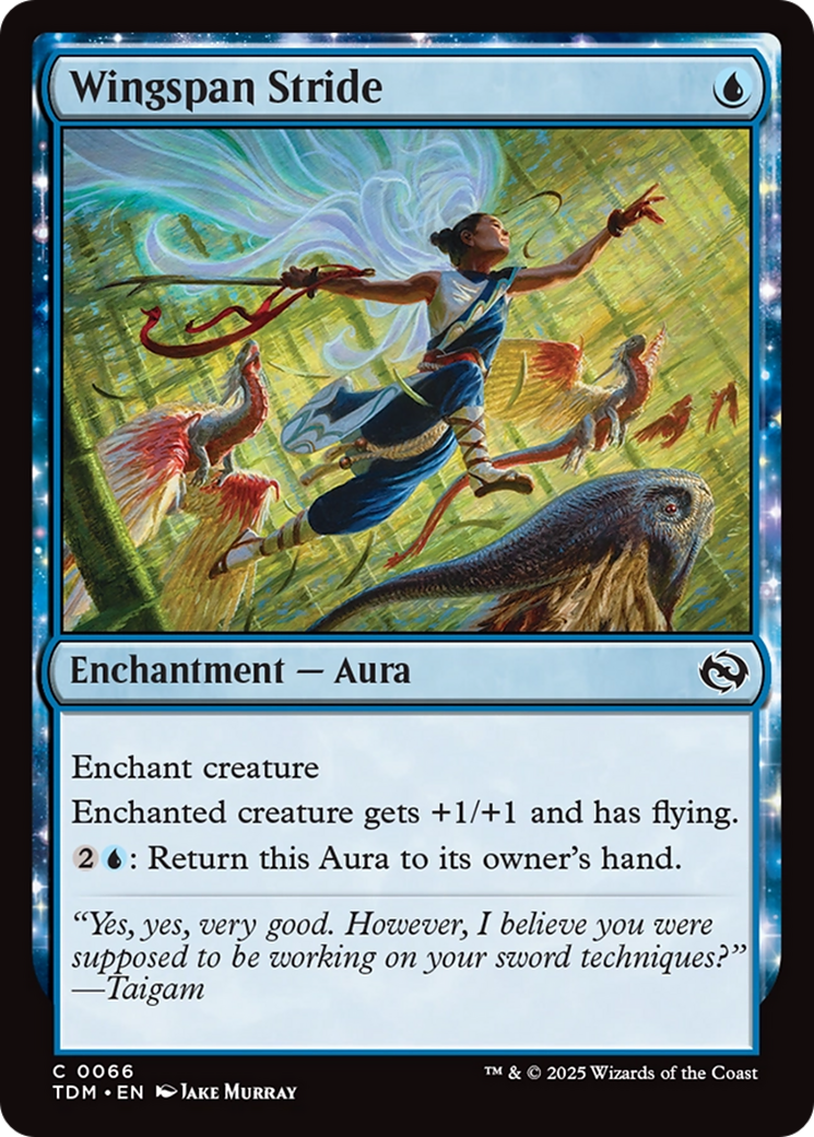Wingspan Stride (TDM-066) - Tarkir: Dragonstorm Foil